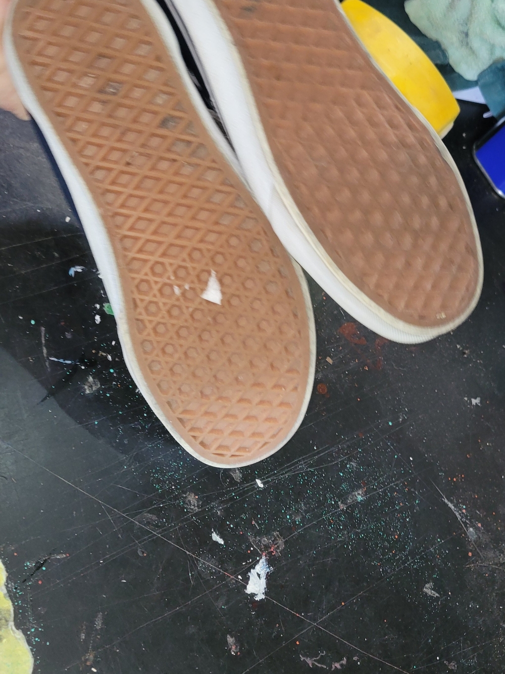 Vans Navy and Gray Velcro Skate Sneakers - Picture 8 of 8